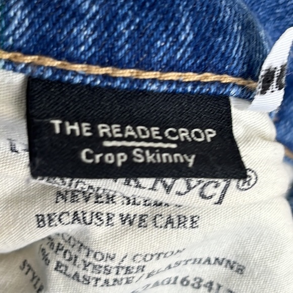 BlankNYC Womens Distressed The Reade Crop Jeans SIZE 26 - Picture 10 of 12